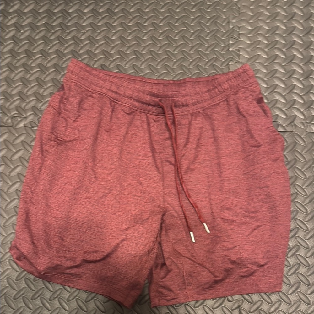 Men's Red Casual Shorts